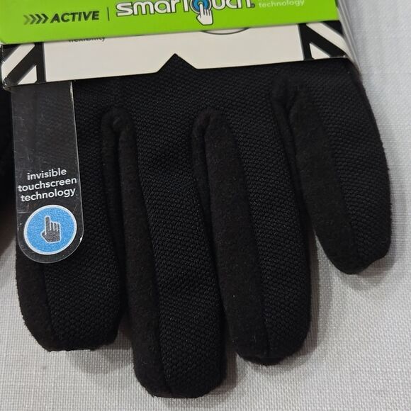 Isotoner Men's Active Smart Touch Gloves Medium Thermaflex Sporty Touchscreen - Picture 3 of 14